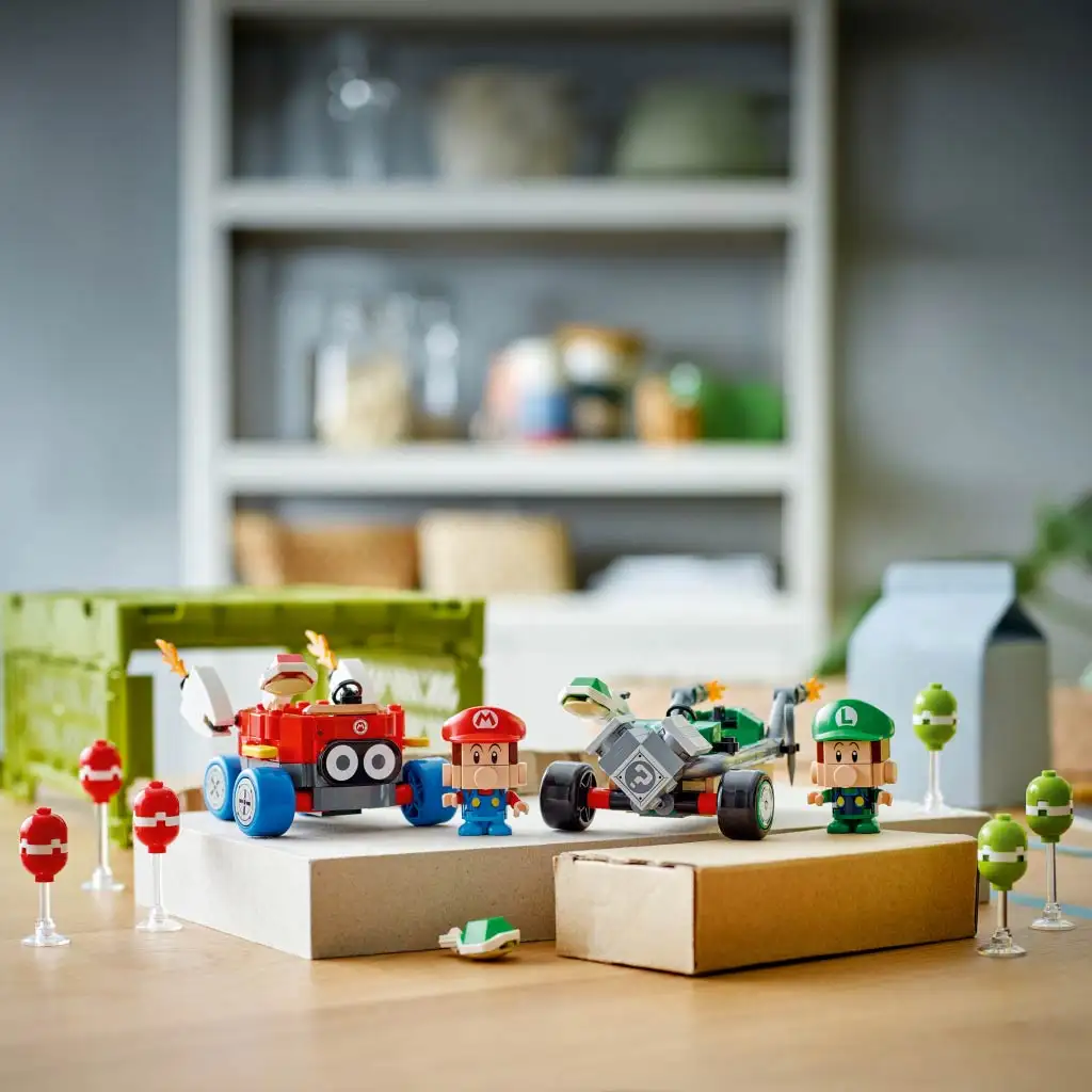 LEGO® Super Mario™: Mario Kart™ – Baby Mario und Baby Luigi (72034) kép 4