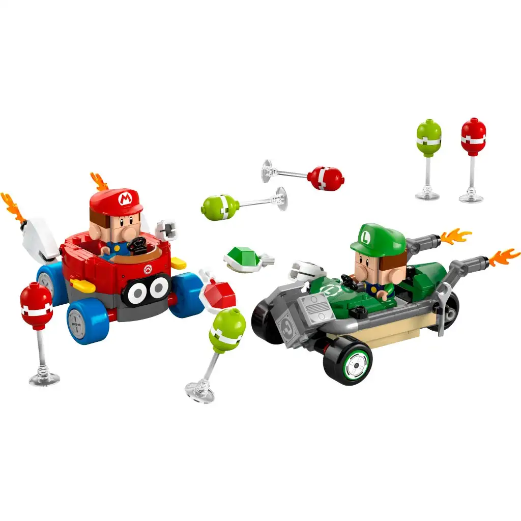 LEGO® Super Mario™: Mario Kart™ – Baby Mario und Baby Luigi (72034) kép 5