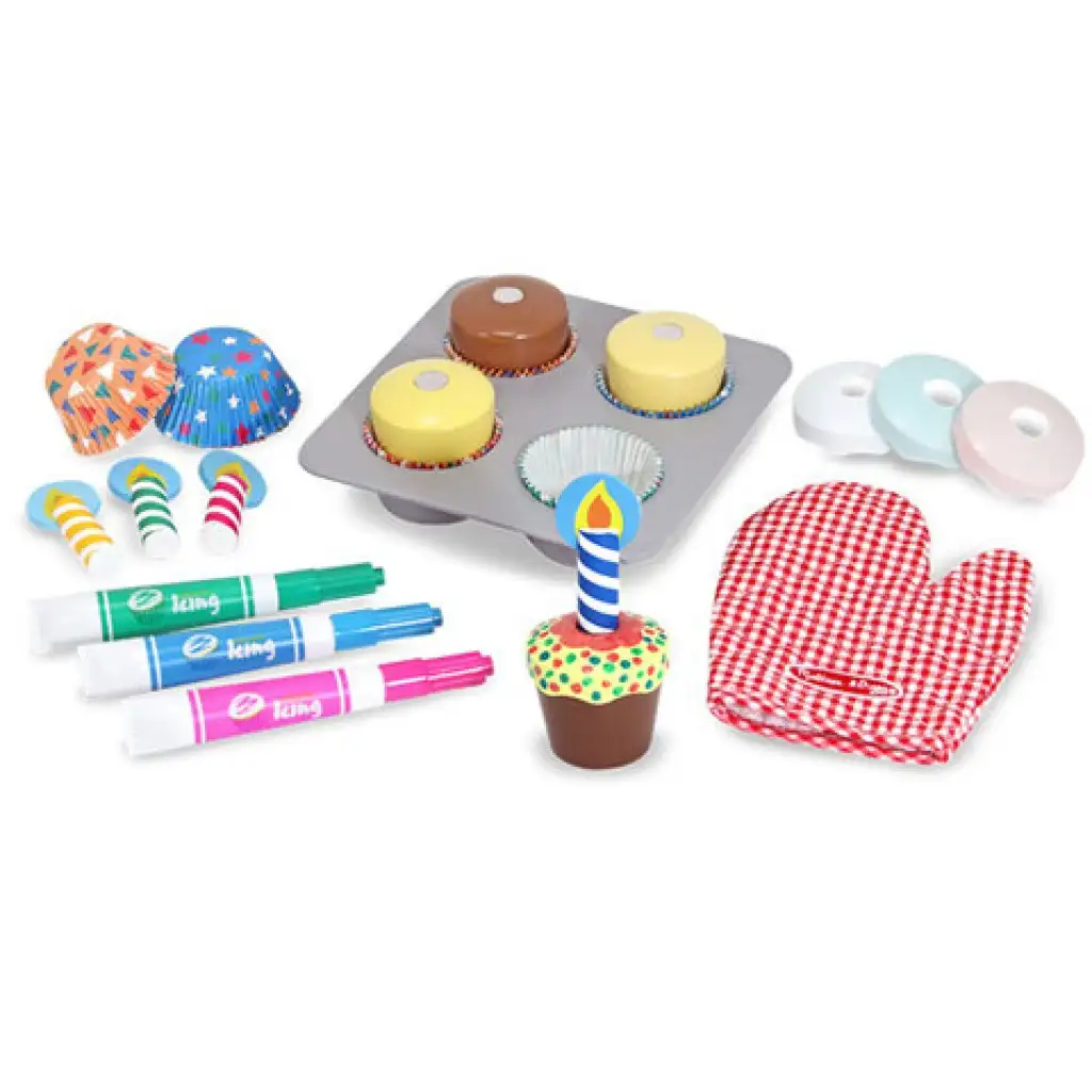 Backen-Kochen Cupcake Spielset - Melissa & Doug kép 2