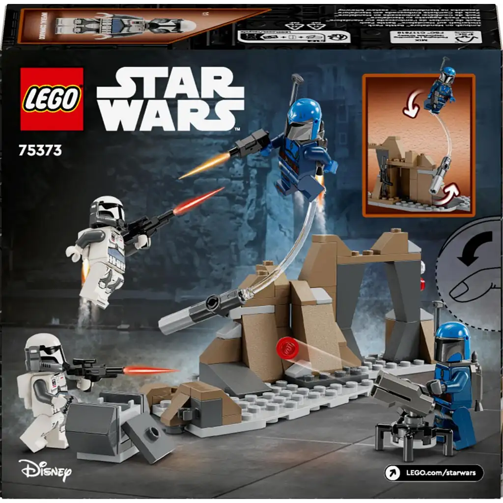 LEGO® Star Wars™: Hinterhalt auf dem Planeten Mandalore™ Kampfset (75373) kép 2