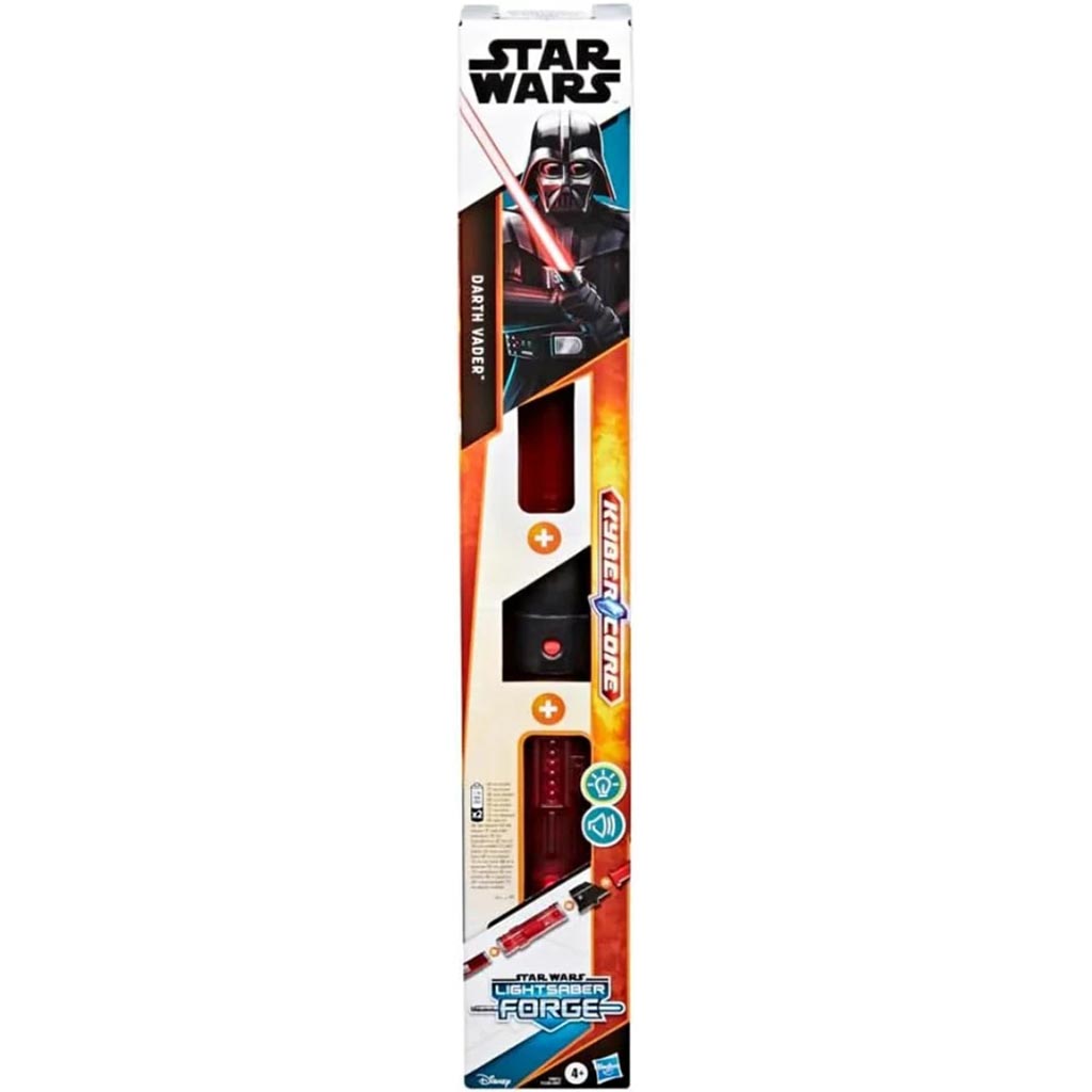Star Wars Lightsaber Forge: Darth Vader elektronisches Lichtschwert mit Licht und Sound - Hasbro