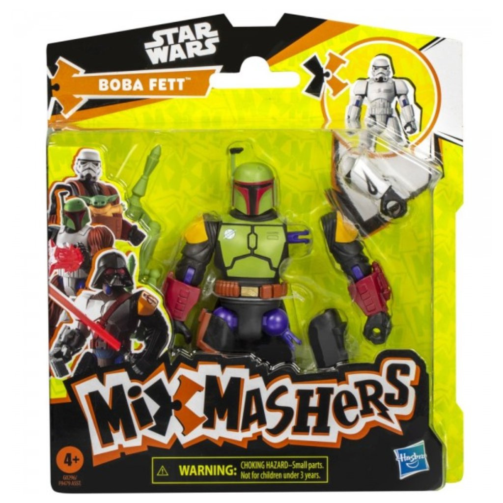 Star Wars: Mix Mashers Boba Fett Figuren-Set mit Zubehör – Hasbro