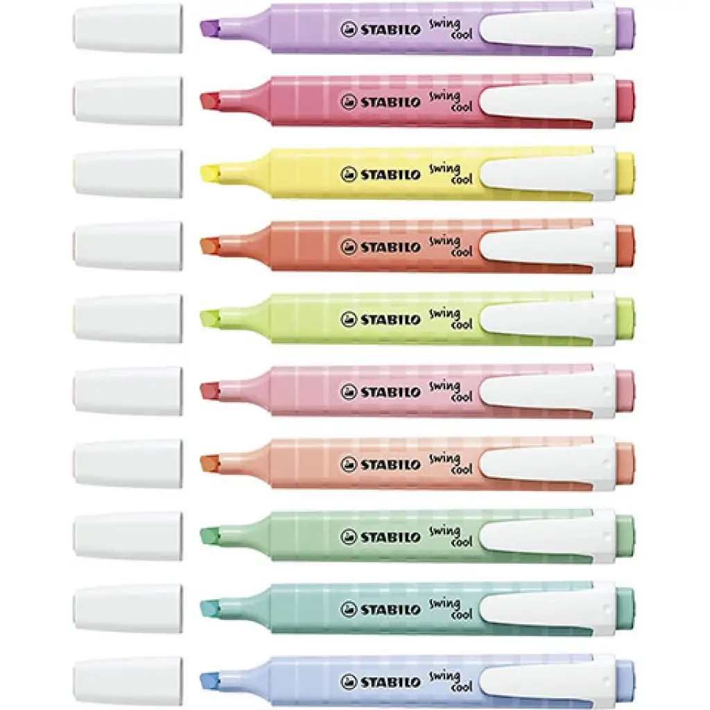 Stabilo: Swing Cool Pastell Textmarker 8er-Pack kép 2