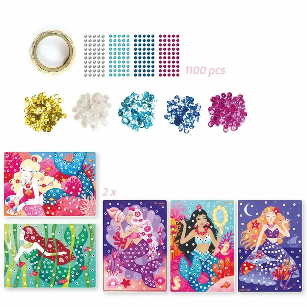 Sycomore: Artissimo Meerjungfrauen Mosaikbild Set kép 2