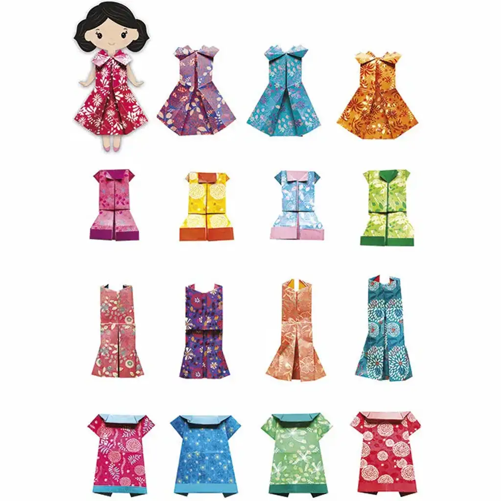 Sycomore: Kreativset für Origami-Kleidung kép 3