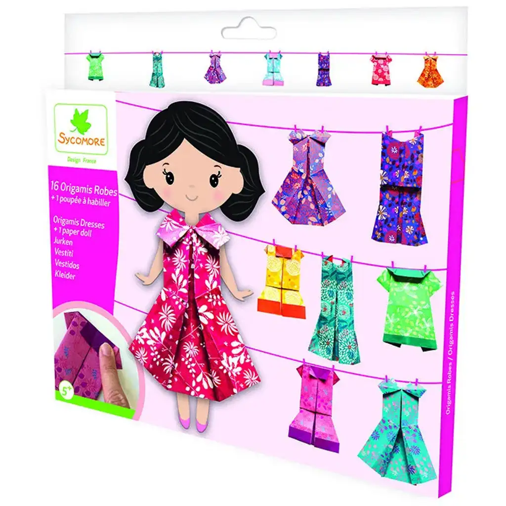 Sycomore: Kreativset für Origami-Kleidung