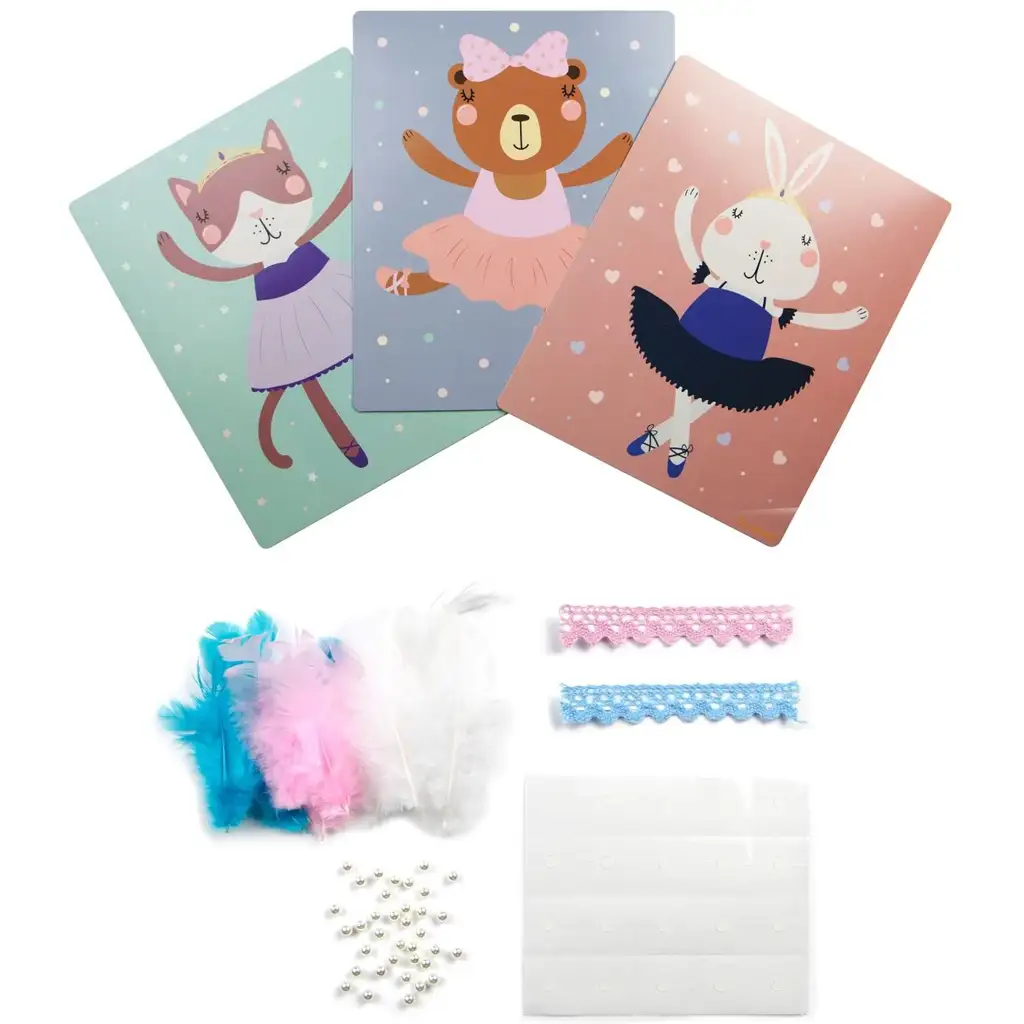 Sycomore: Kreatives Set zur Herstellung von Federbildern kép 2