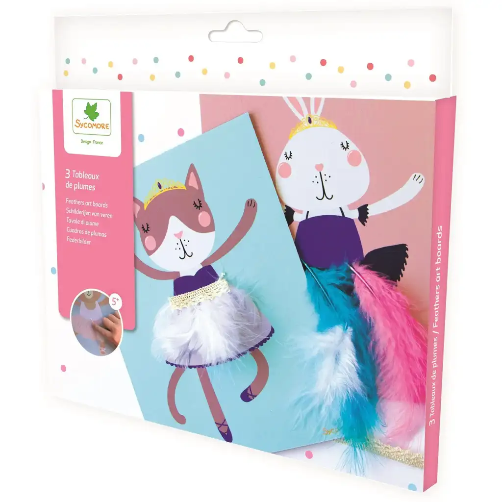 Sycomore: Kreatives Set zur Herstellung von Federbildern