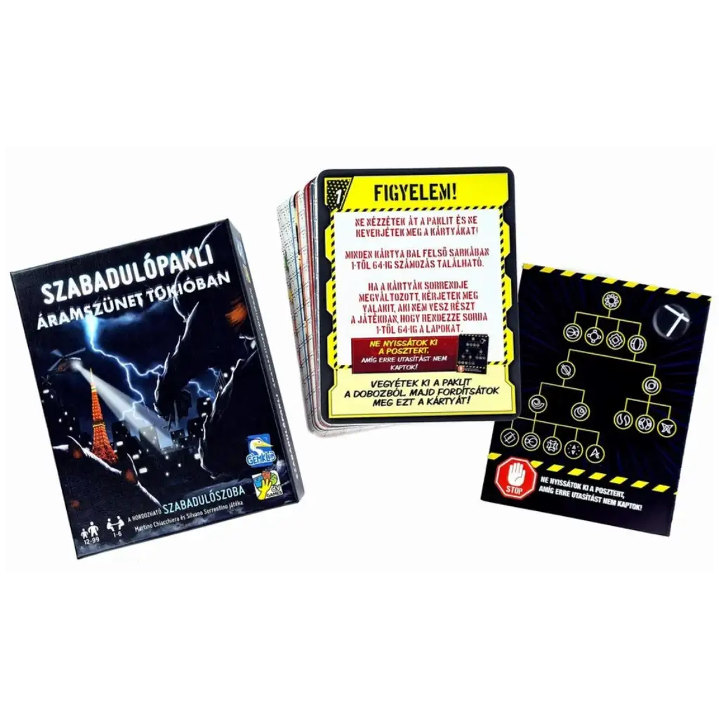 Escape Deck - Stromausfall in Tokio Kartenspiel kép 2