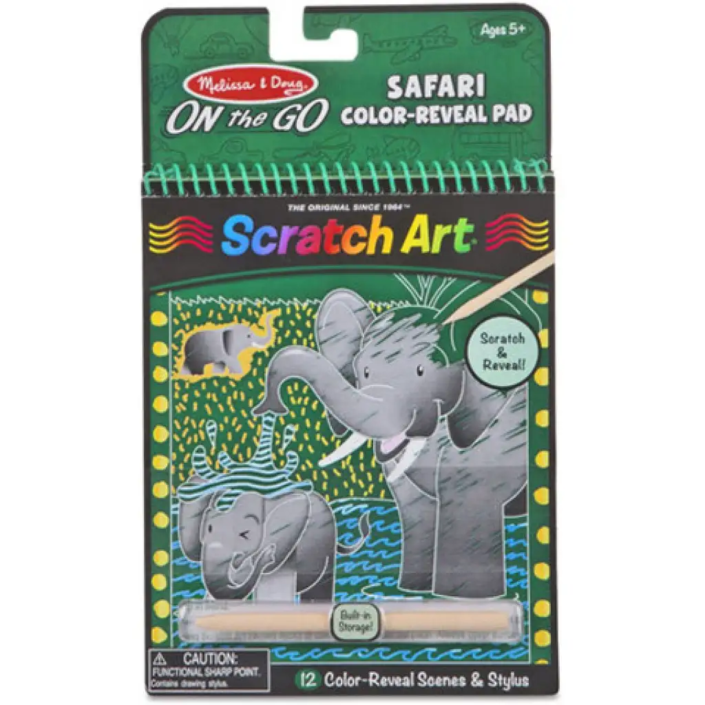 Safari Kratzbilder Buch - Melissa & Doug