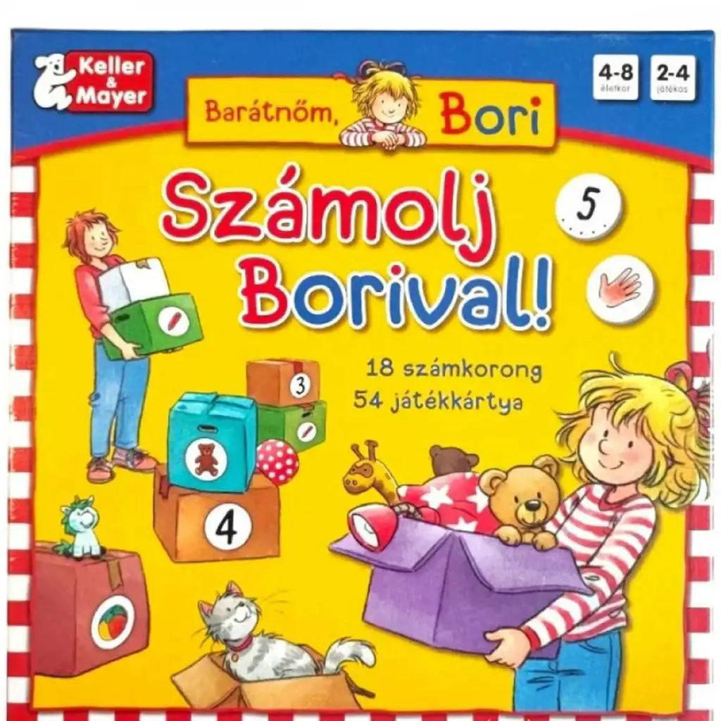Zähle mit Bori! Gesellschaftsspiel