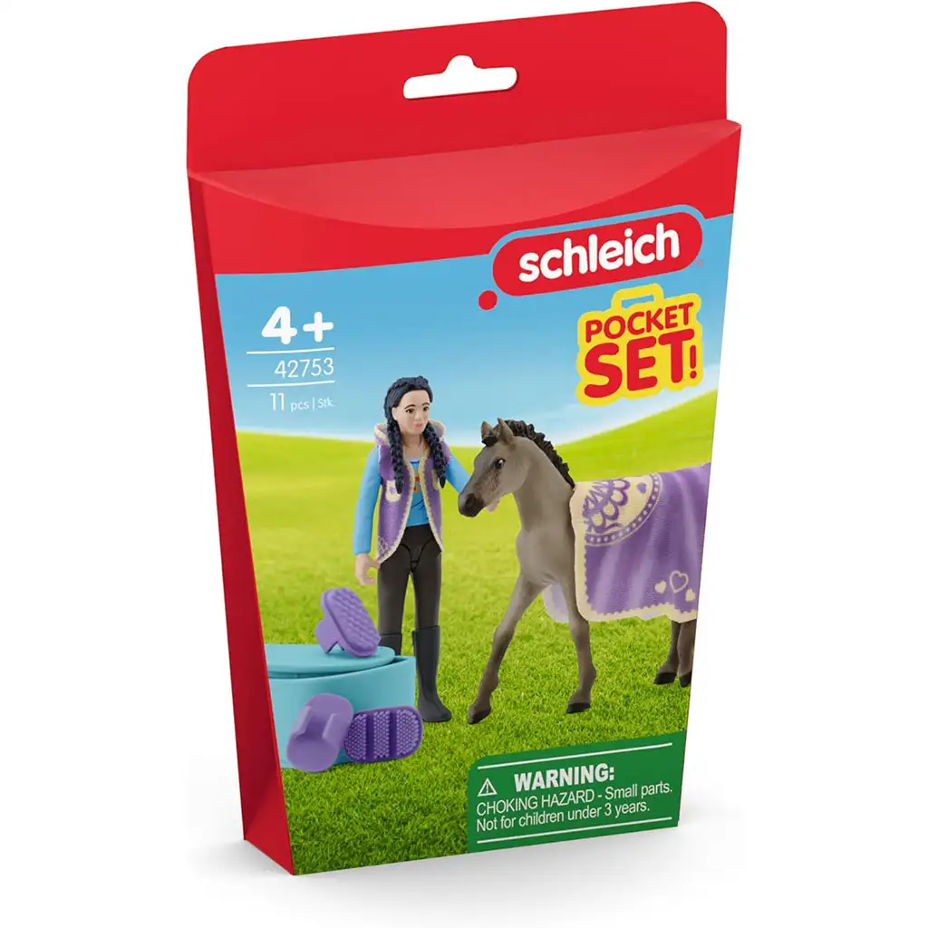 Schleich: Horse Club – Schönheitsset mit Kim (42753)