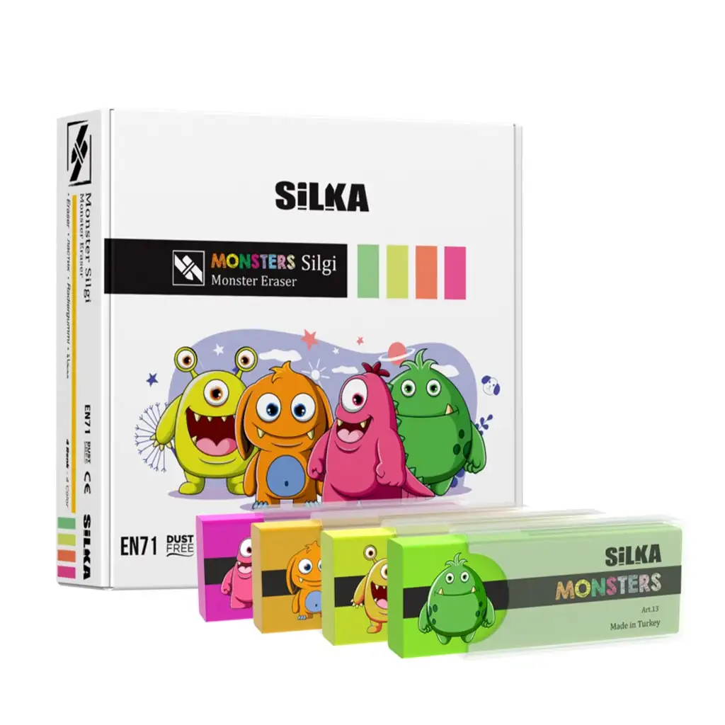 Nebulo: Silka Radiergummi - Monster-Muster 1 Stk