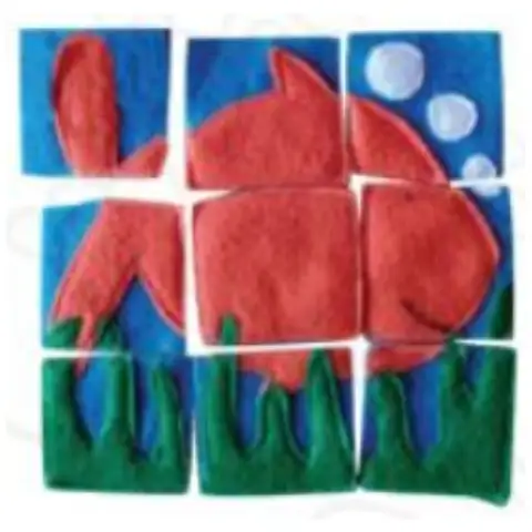 Bunte Filzblätter 20x30cm 10er-Set kép 2