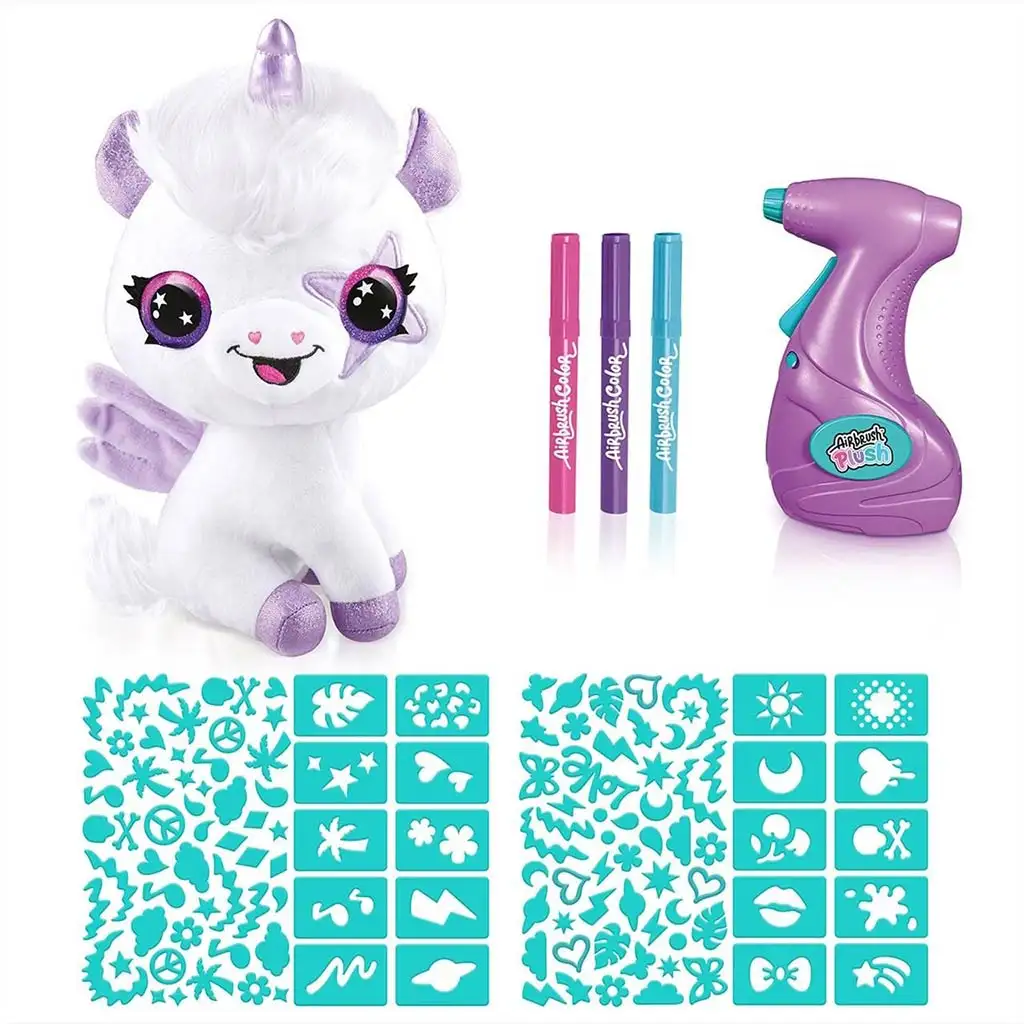 Style4Ever Färbbare Plüsch Einhorn-Set, das im Dunkeln leuchtet kép 4