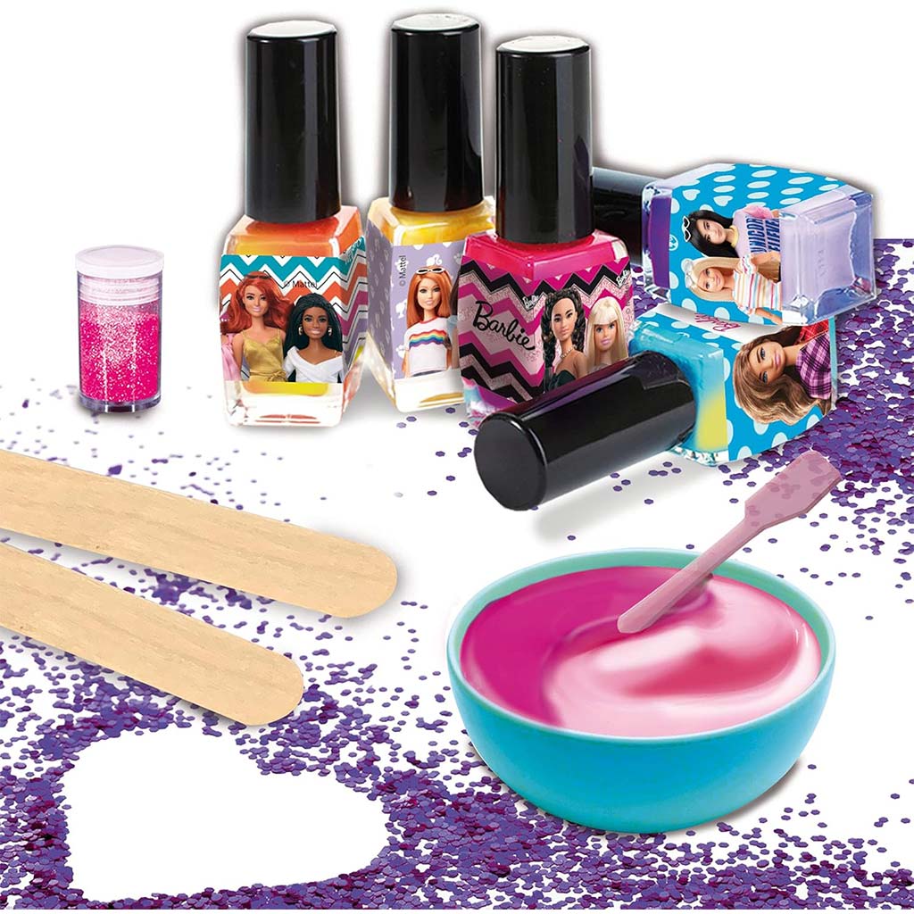 Barbie Farbwechsel-Nagelzauber-Set - Lisciani kép 2