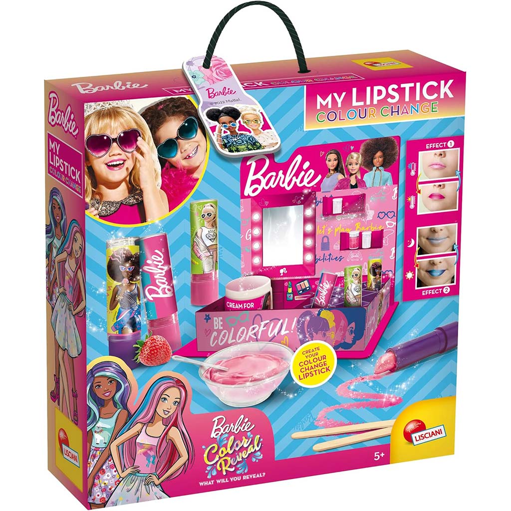 Barbie Farbwechsel Lippenstift Zauberset - Lisciani