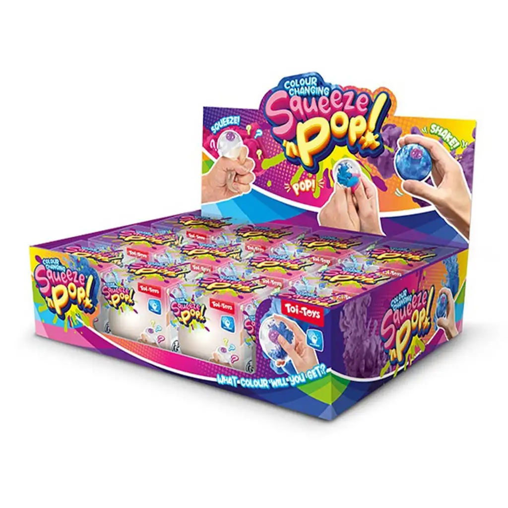 Farbzauber Überraschungs-Stressball 6cm - 1 Stück kép 2