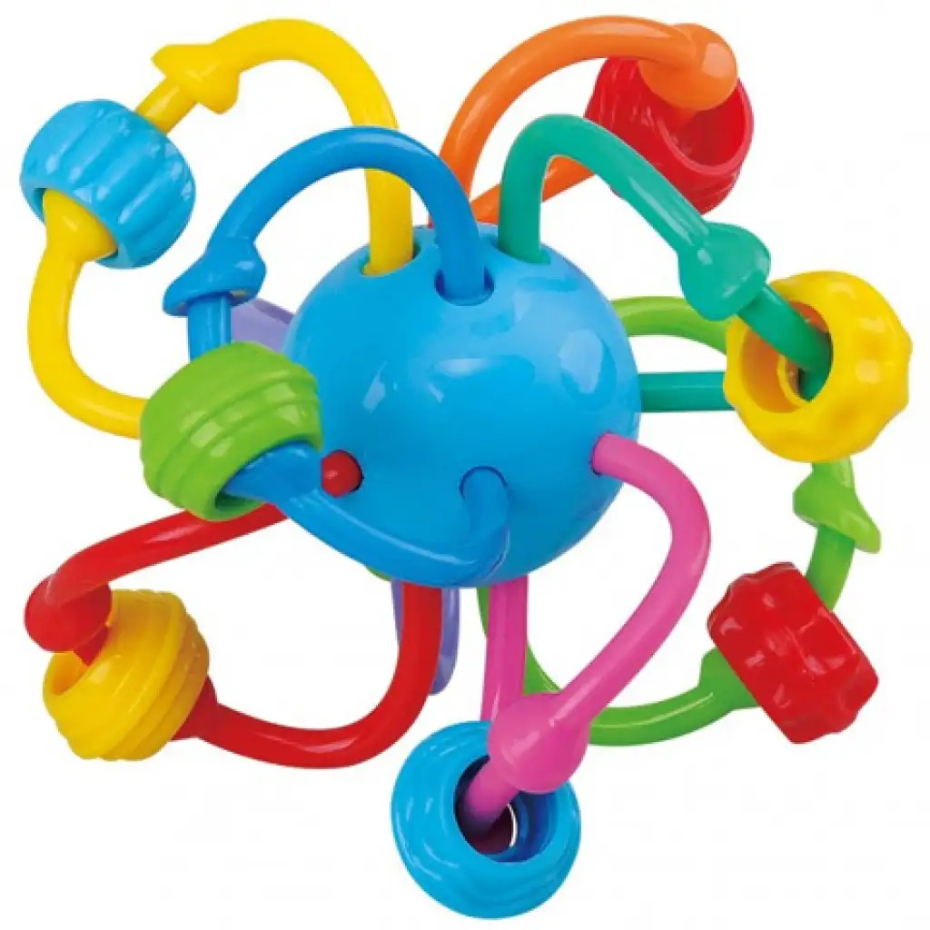 Playgo: Regenbogen-Labyrinth-Babykugel kép 2