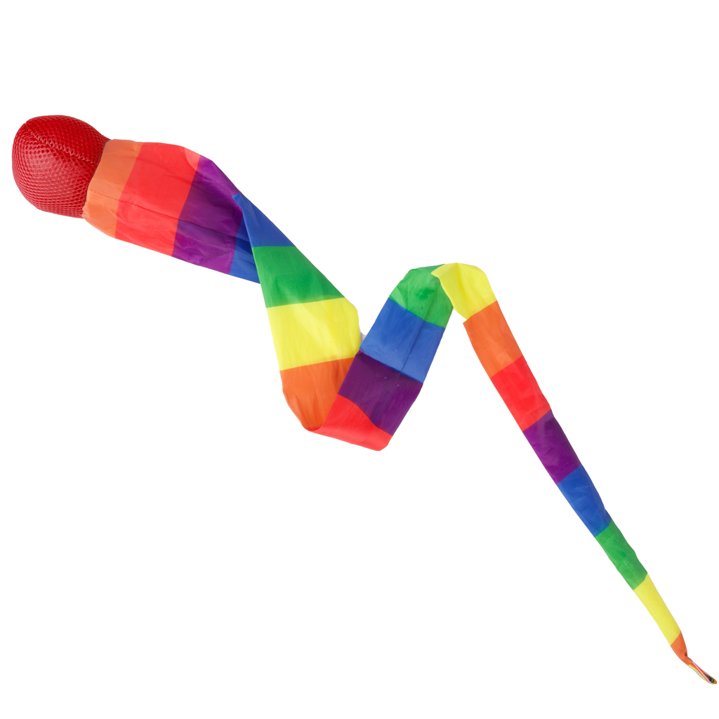 Wurfspiel „Tail Ball“ in Regenbogenfarben, verschiedene Ausführungen, 1 Stück kép 4