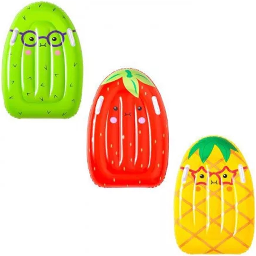 Bestway: Aufblasbares Surfbrett in Surfbrettform mit Fruchtmuster, verschiedene Ausführungen, 84 cm