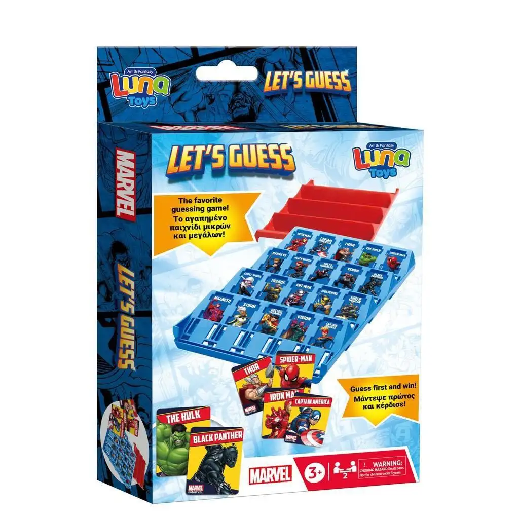 Marvel-Helden Errate es! Gesellschaftsspiel