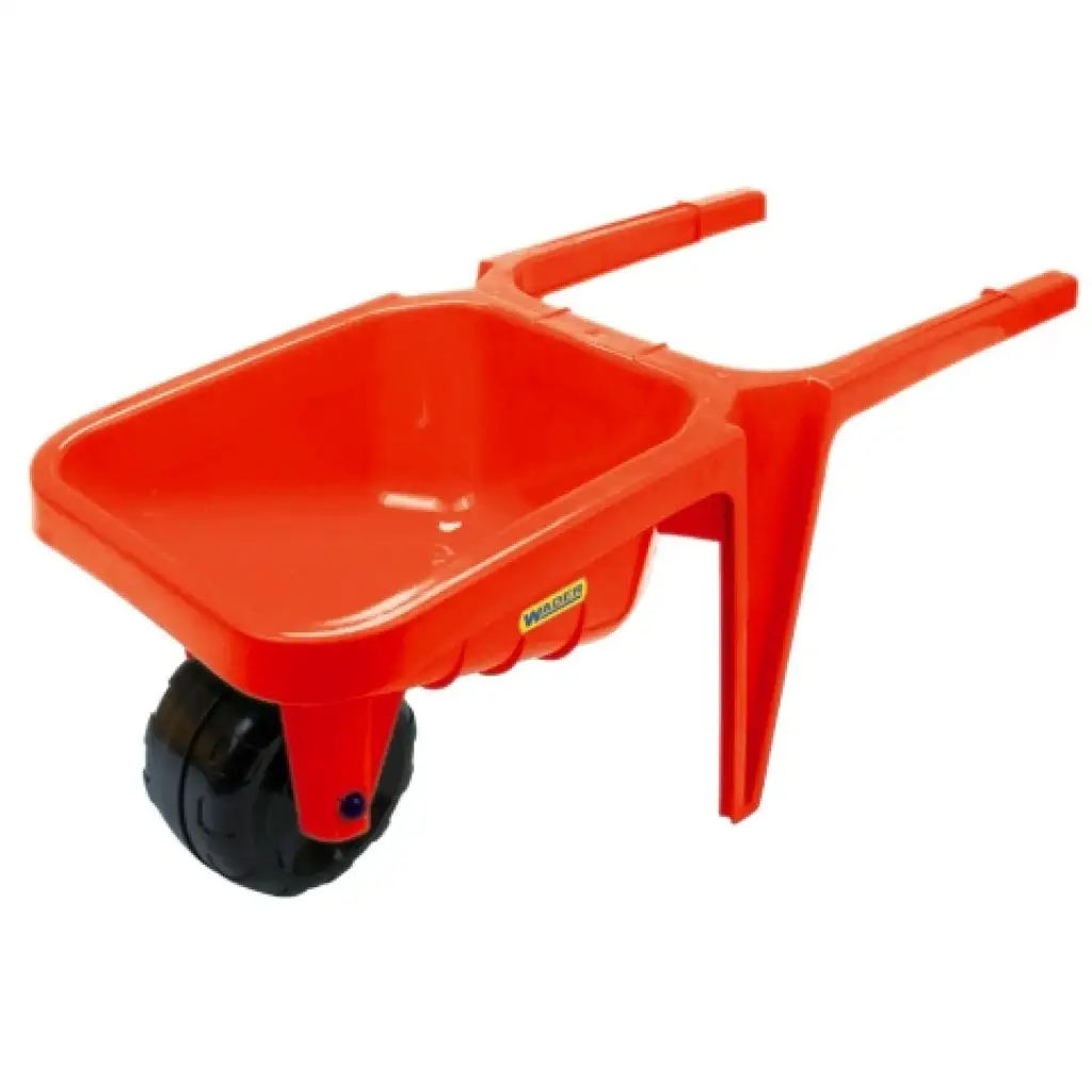 Rote 77cm Schubkarre mit einer Tragfähigkeit von 100kg - Wader