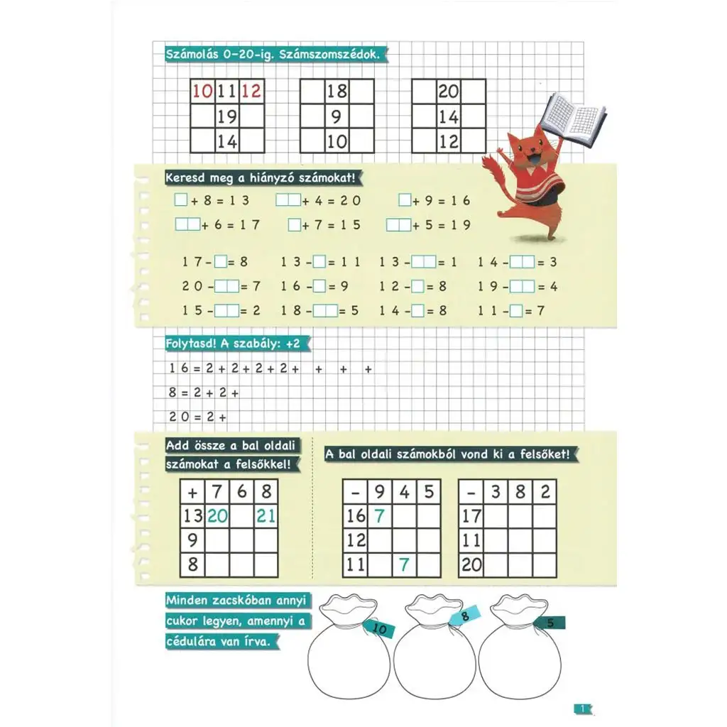 Tanoda - Übungsaufgaben für Zweitklässler 1. kép 2