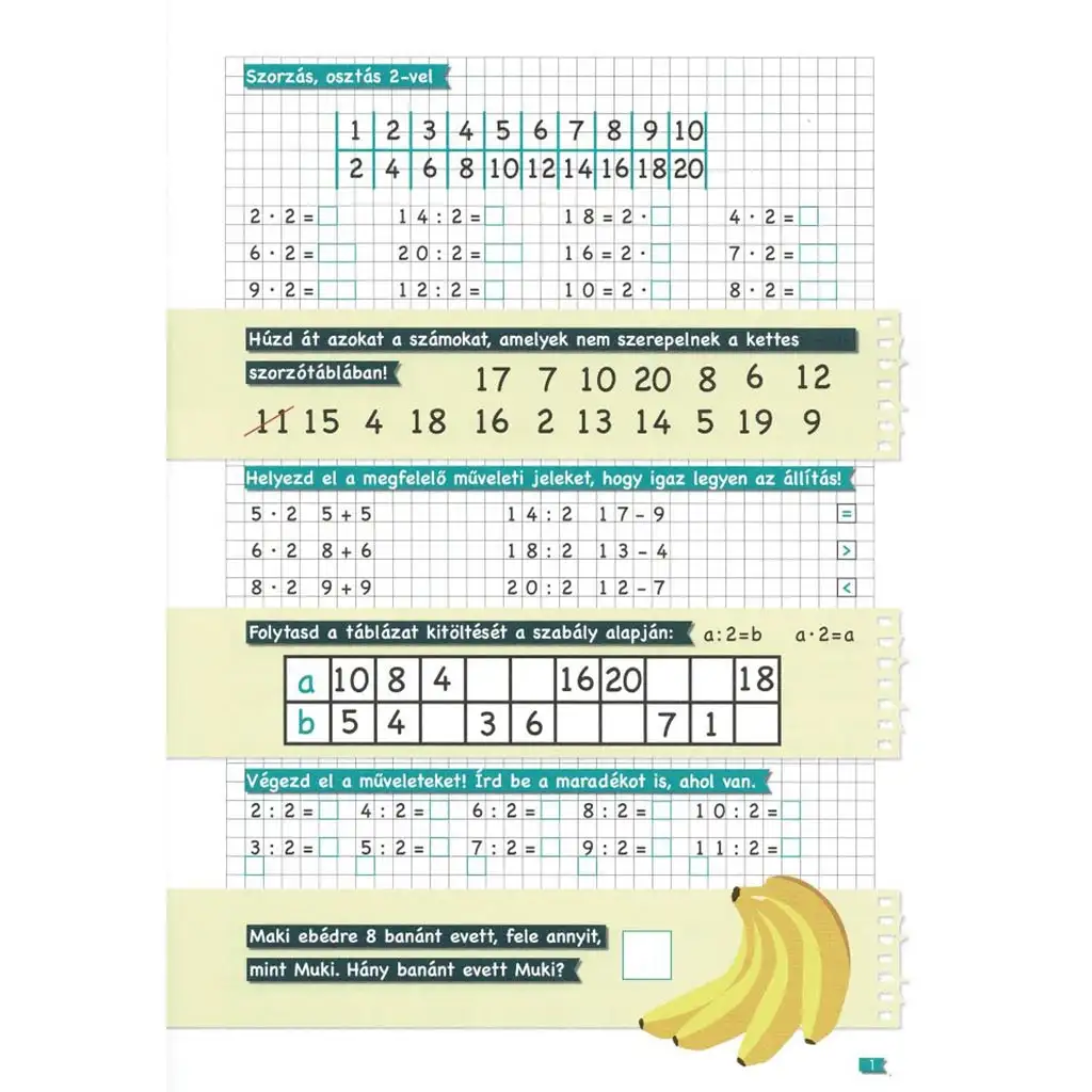 Tanoda - Übungsaufgaben für Zweitklässler 2. kép 2