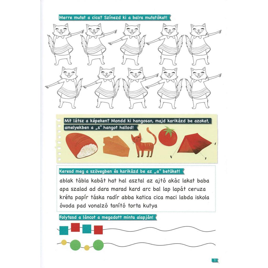 Tanoda - Übungsaufgaben für Erstklässler 1. kép 2
