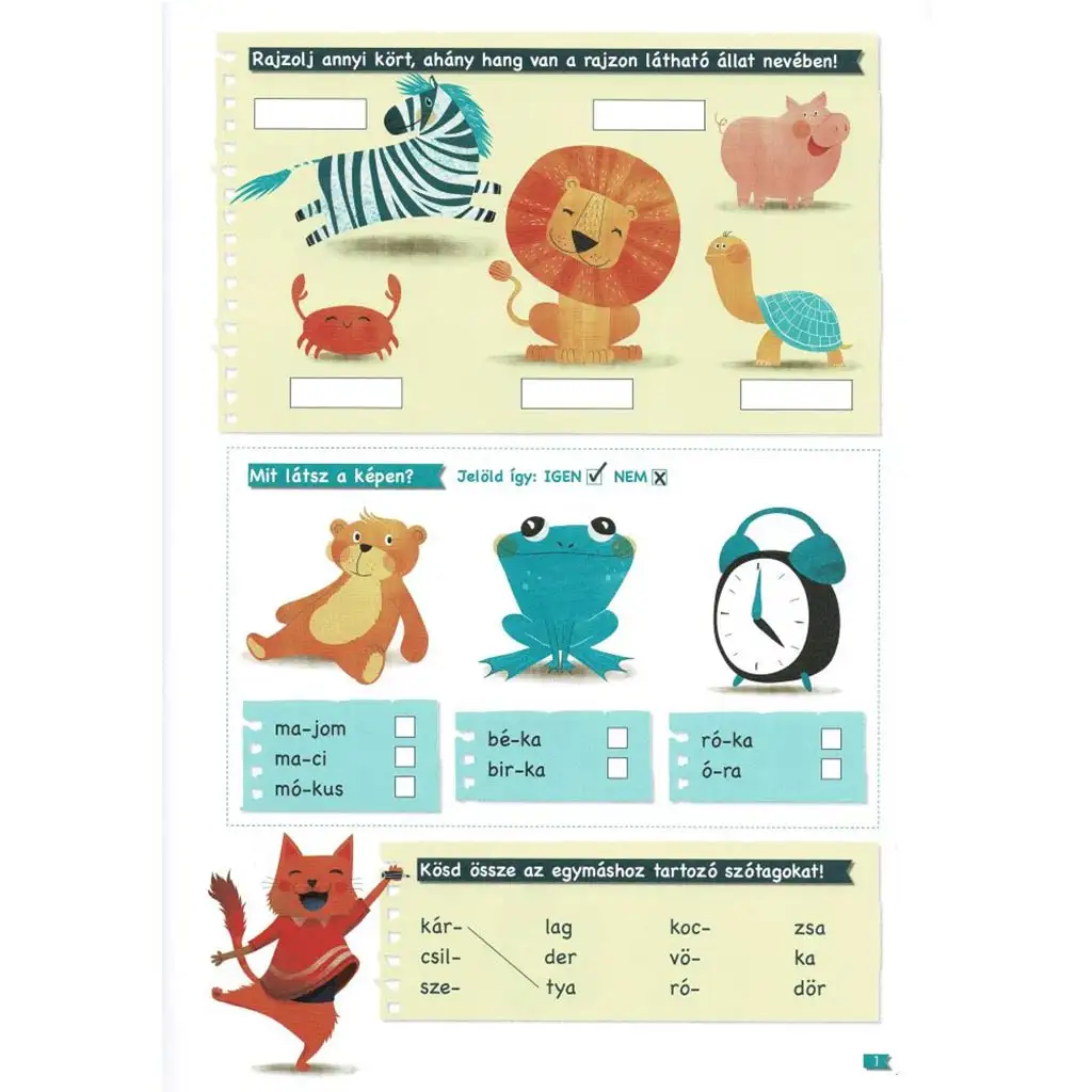 Tanoda - Übungsaufgaben für Erstklässler 2. kép 2