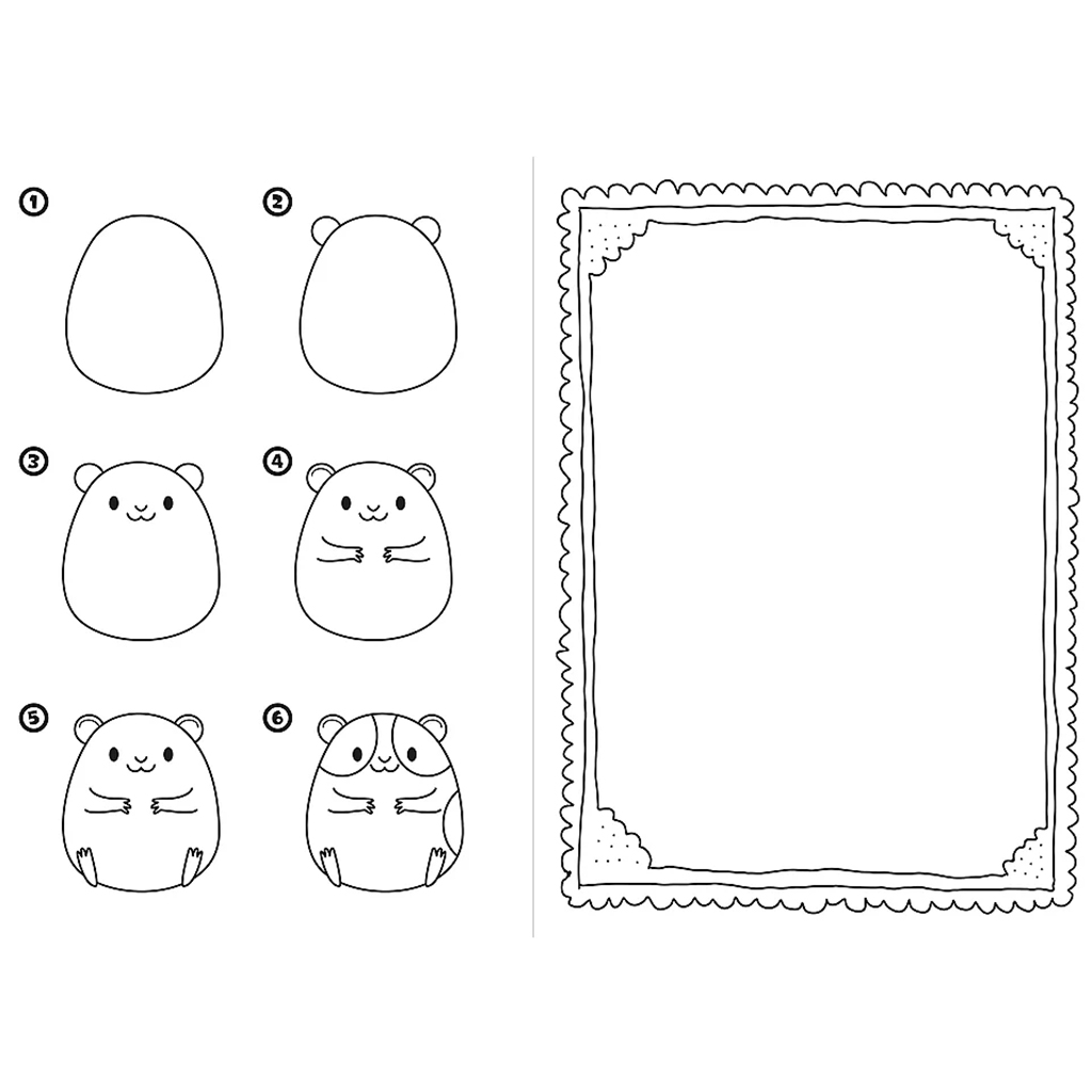 Tiere Schritt für Schritt zeichnen – Beschäftigungsheft von Trefl kép 3