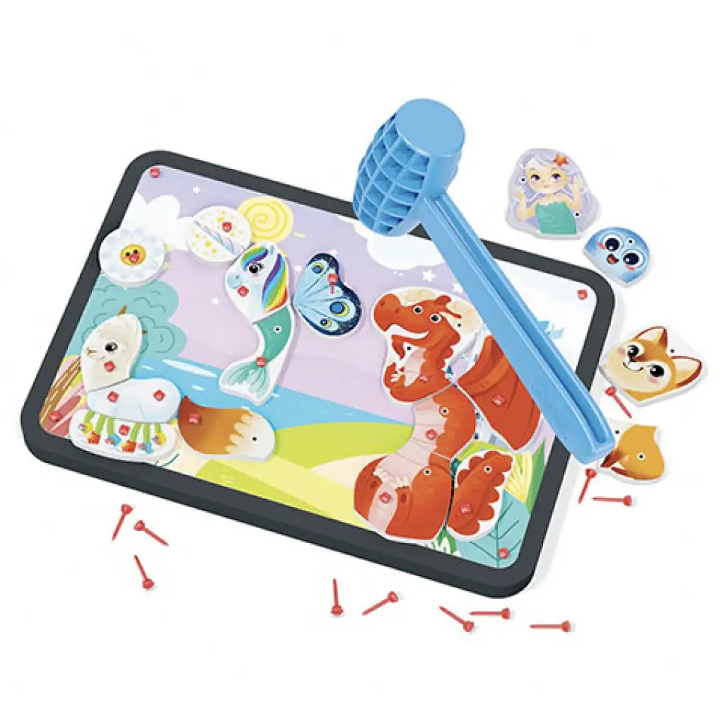 Quercetti: Play Creativo Tap Tap kreatives Spiel mit Tieren kép 2