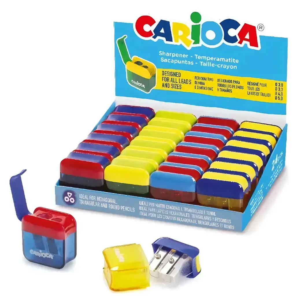 Tankspitzer mit zwei Löchern, farbig, verschiedene Ausführungen, 1 Stück - Carioca