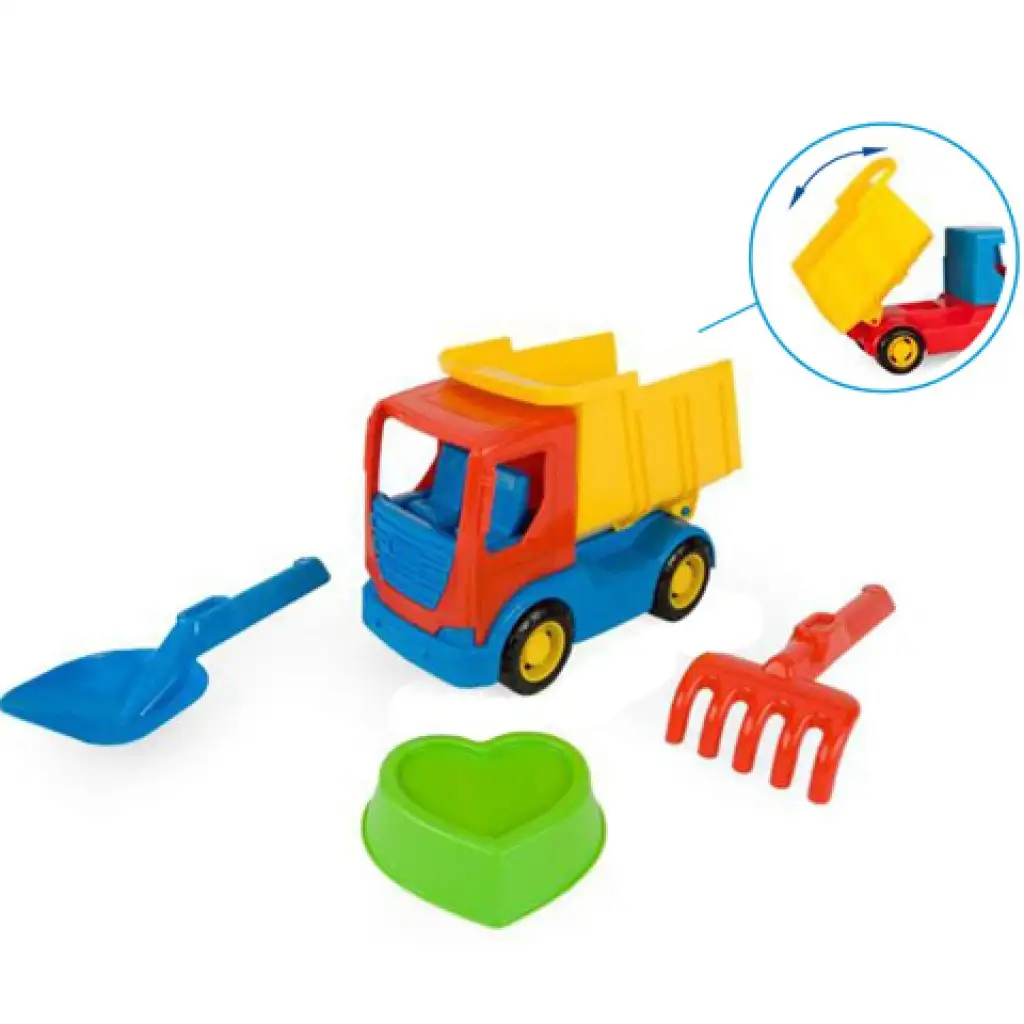 Tech Truck Kipper mit Sandkasten-Set 23cm - Wader