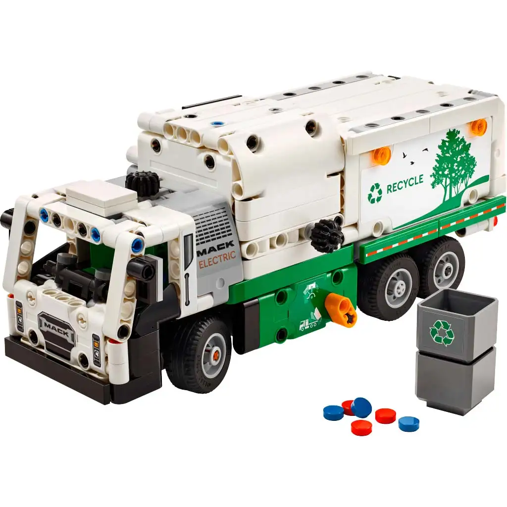 LEGO® Technic: Mack LR Electric Müllwagen (42167) kép 4
