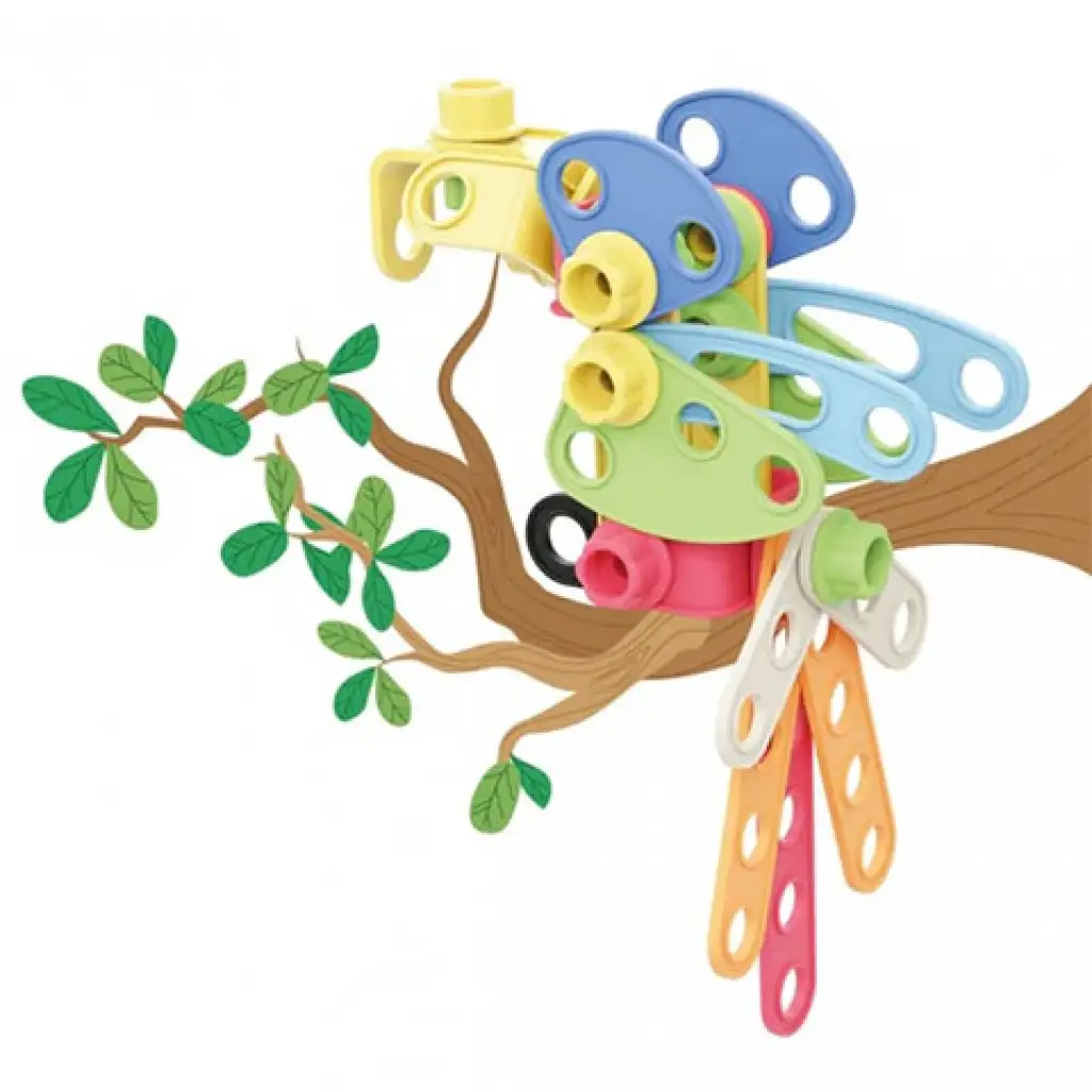 Quercetti: Play Eco Tecno Jumbo 52-tlg. Konstruktionsspielzeug kép 2