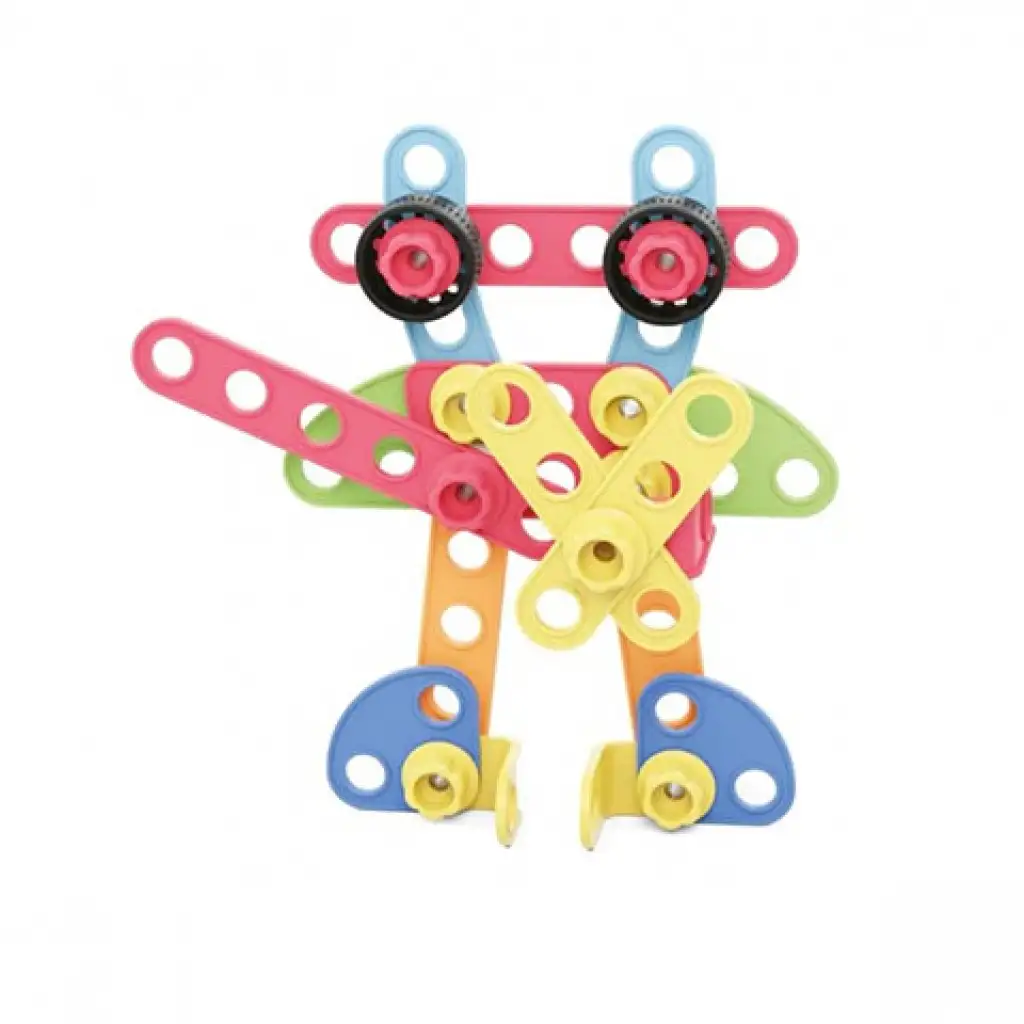 Quercetti: Play Eco Tecno Jumbo 52-tlg. Konstruktionsspielzeug kép 4