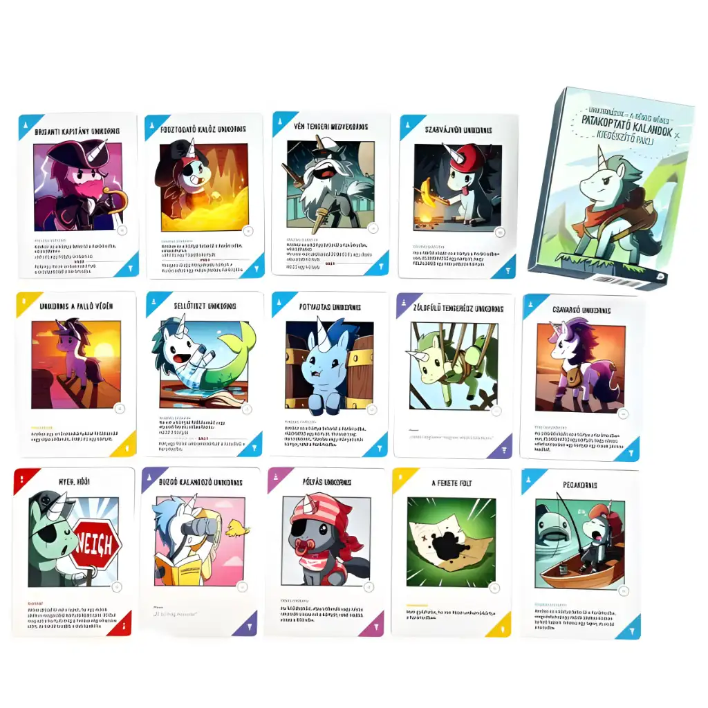 Einhörner: Die schreckliche Herde - Abenteuer der Hufklopfer Party-Brettspiel kép 2