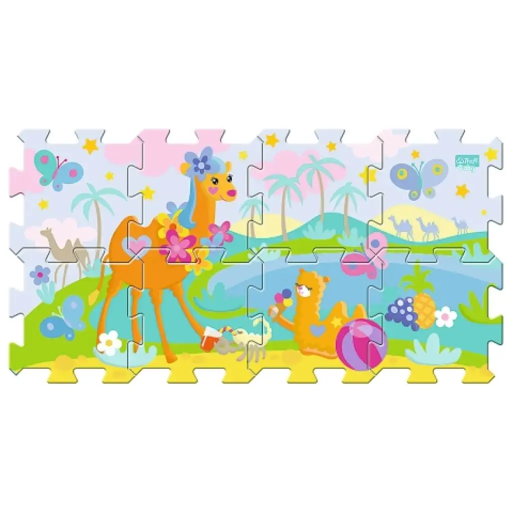 Kamele im Oase Schwamm Puzzle - Terfl kép 3