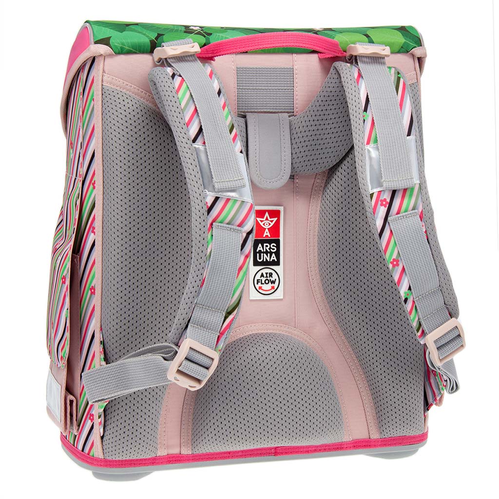 Ars Una: Think Pink kompakter, ergonomischer Schulranzen mit Magnetverschluss, Rucksack 33x41x24cm kép 2