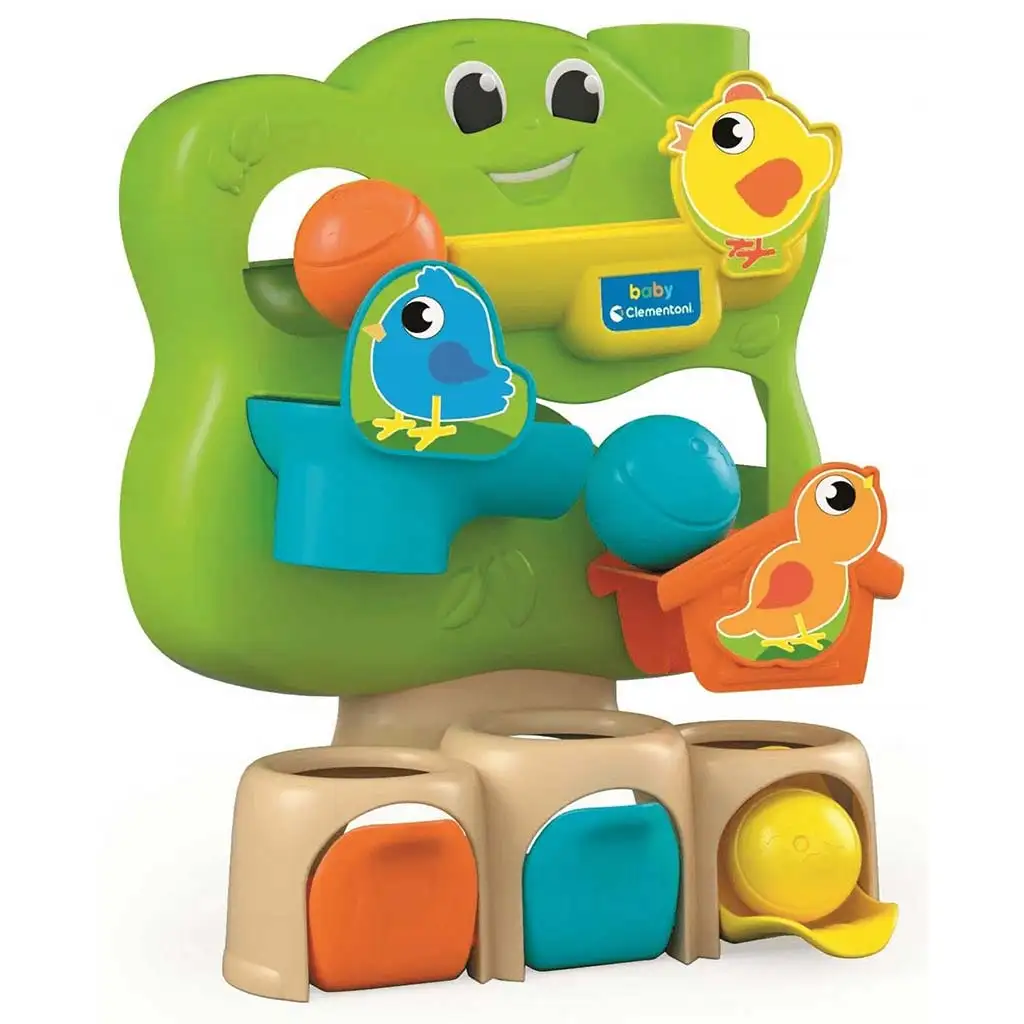 Think&Fun: Magischer bunter Baum mit weichen Bällen Logikspiel - Clementoni kép 2