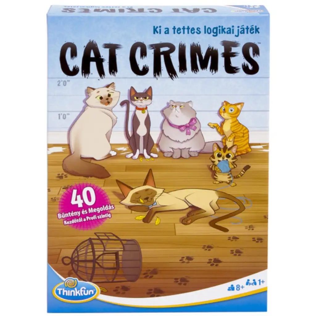 ThinkFun Cat Crimes: Schurkenhafte Katzen Gesellschaftsspiel kép 2