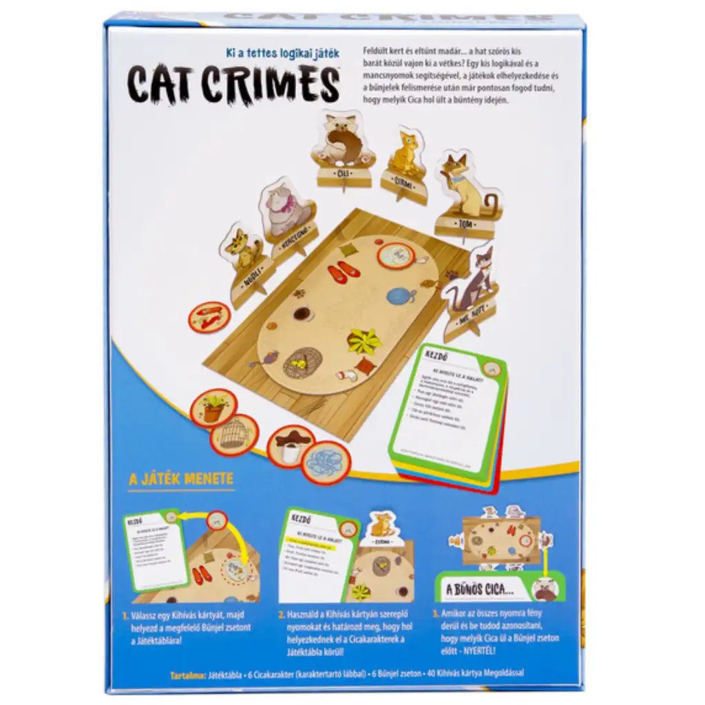 ThinkFun Cat Crimes: Schurkenhafte Katzen Gesellschaftsspiel kép 3