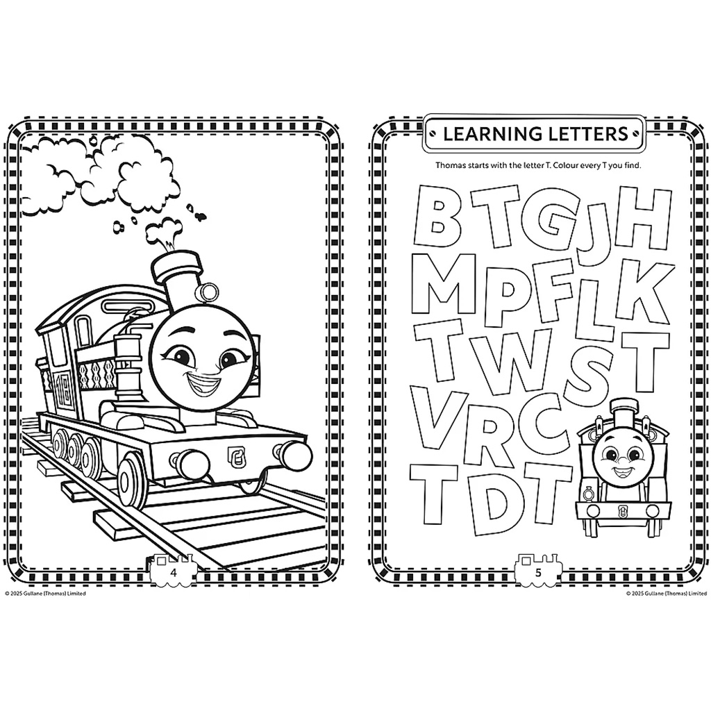 Thomas und seine Freunde Malbuch – Trefl kép 2