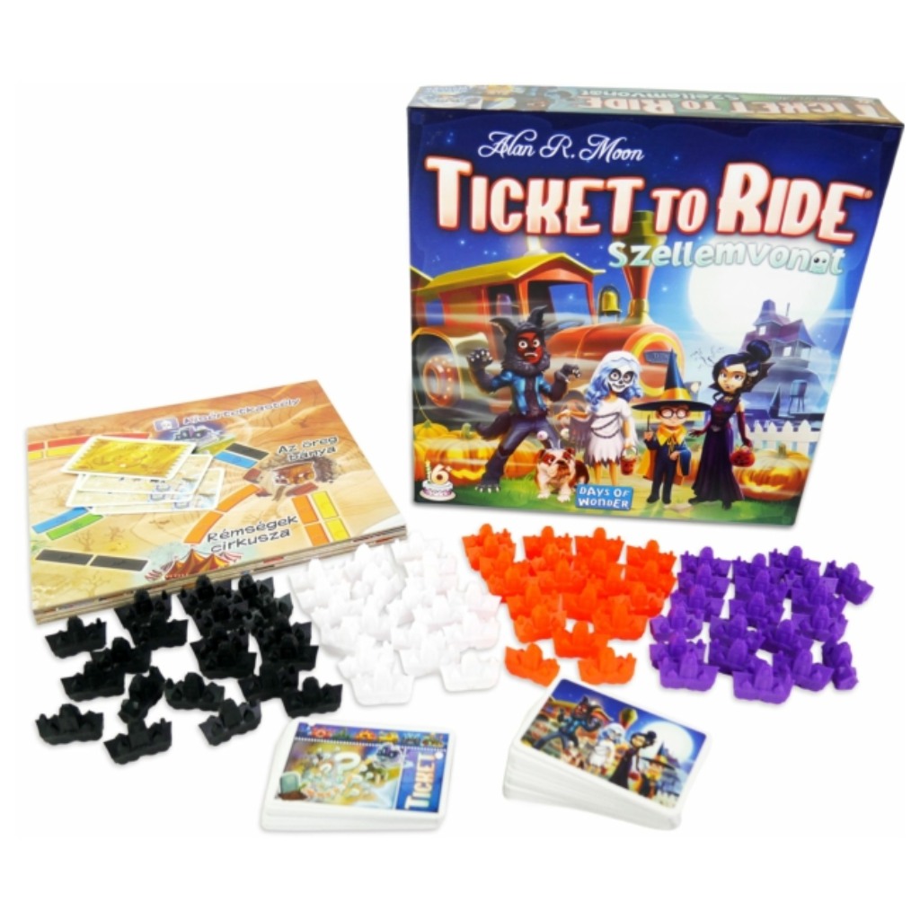 Ticket to Ride – Geisterzug Brettspiel kép 2