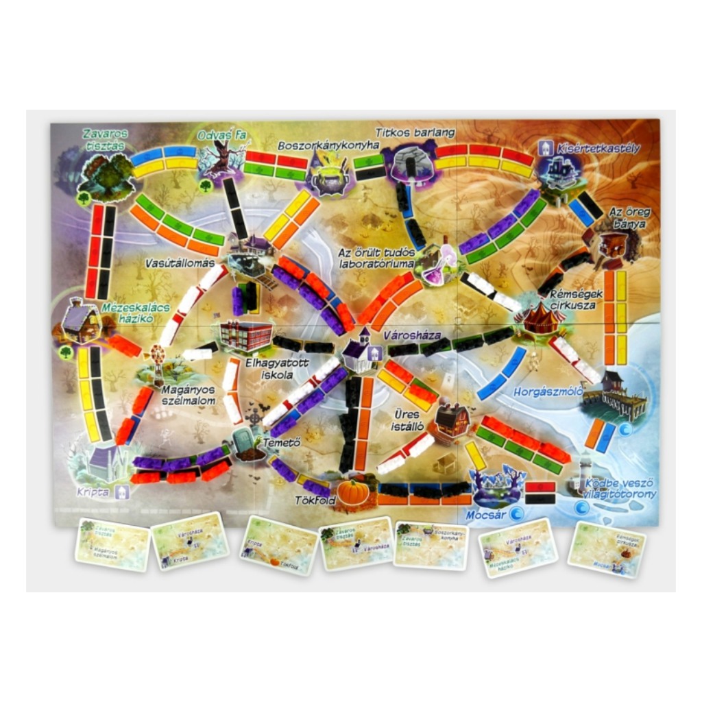Ticket to Ride – Geisterzug Brettspiel kép 3