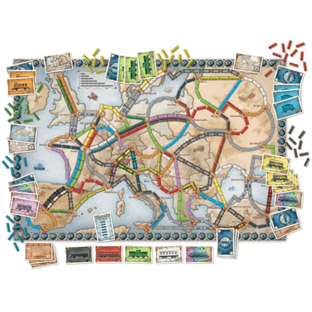 Ticket to Ride Europa Brettspiel kép 3