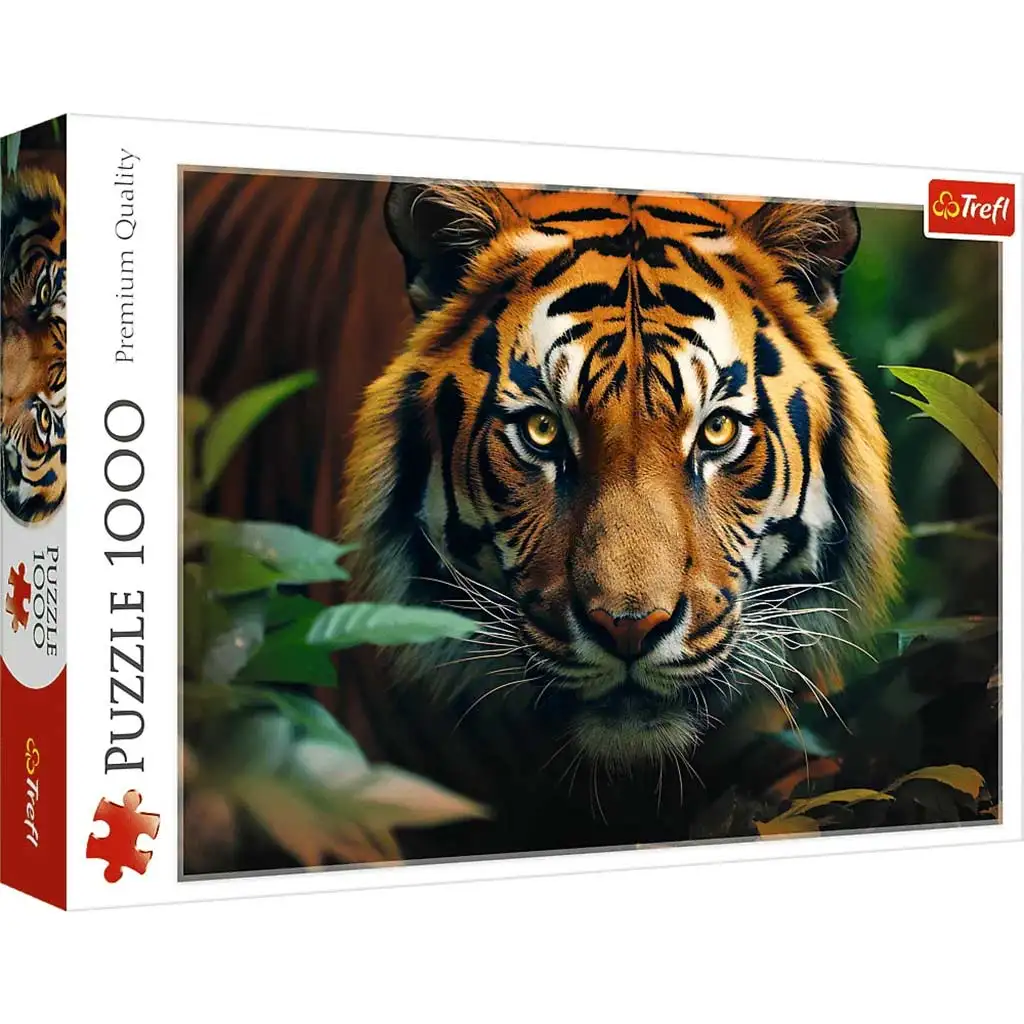 Tiger im Wildnis 1000-teiliges HQ-Puzzle - Trefl