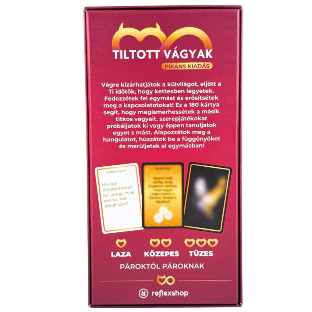 Verbotene Wünsche: Pikante Ausgabe – Gesellschaftsspiel für Erwachsene kép 2